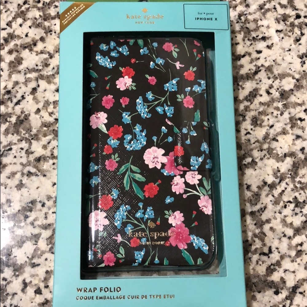 Kate Spade Wrap Folio iPhone X / Xs Case